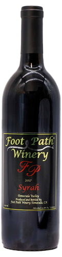 Foot Path Winery 2017 Syrah